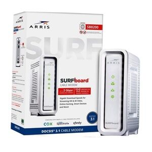 NWT!! In original box! SURFboard SB8200 Cable Modem - White 2 Gbps